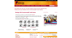 Desktop Screenshot of bendigo2004.thecgf.com