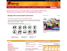 Tablet Screenshot of bendigo2004.thecgf.com